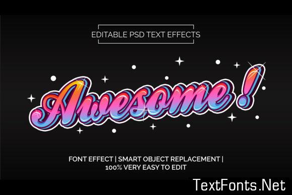 Awesome Text Effects Style Premium