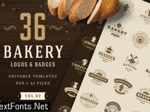 Bakery Logos and Badges