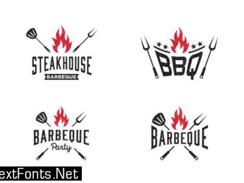 Barbeque Logo Design Template