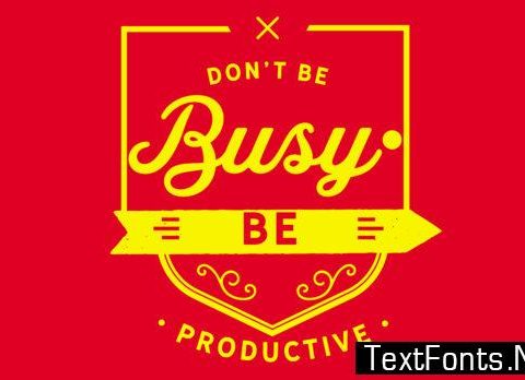 Be Productive - Typography Graphic Templates