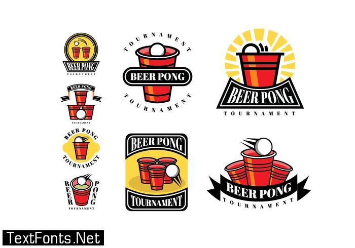 Beer Pong Patches and Logos 127147