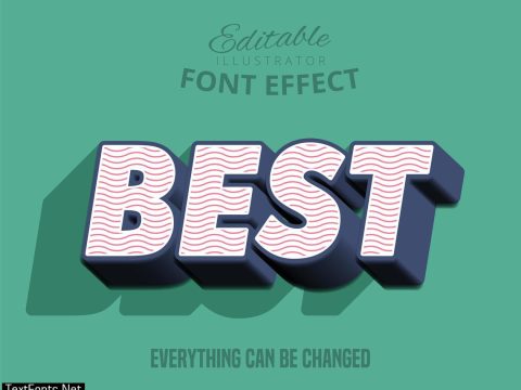 Best 3d raised text effect