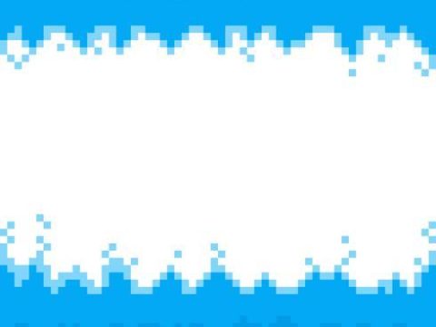 Blue abstract pixel borders,frame with space for your text