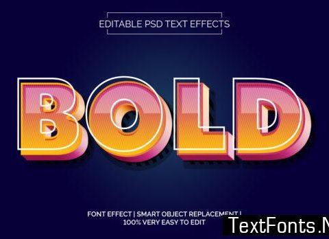 BOLD TEXT EFFECTS STYLE