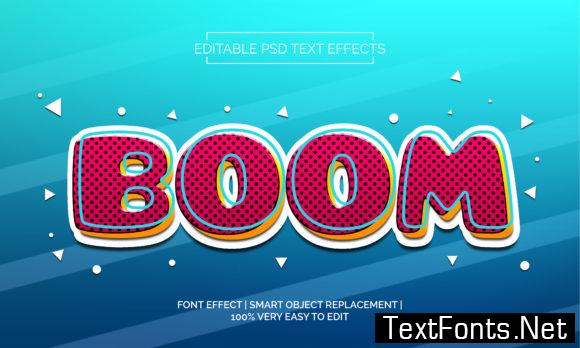 Boom Text Effects Style 4311374