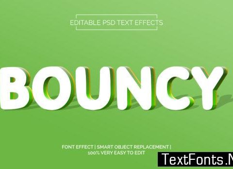 BOUNCY TEXT EFFECTS STYLE