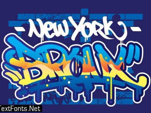 Bronx Graffiti Text