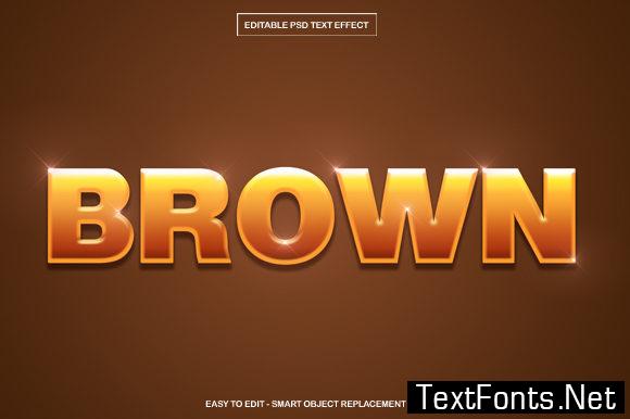 Brown Text Effect in Adobe Photoshop