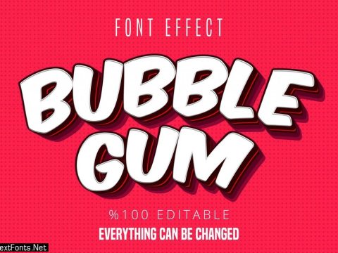 Bubble Gum text