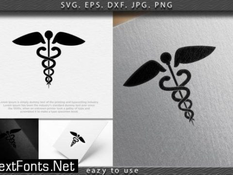 Caduceus Health Symbol Asclepius's Wand