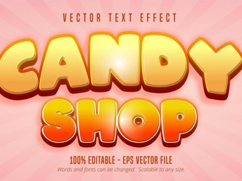 Candy shop text