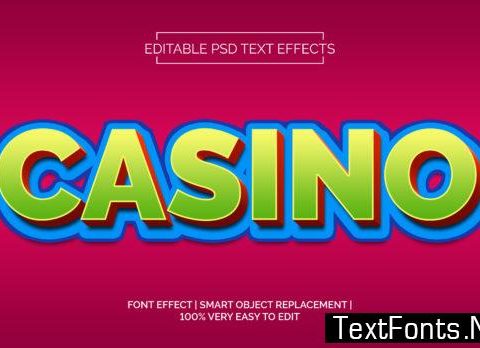 CASINO TEXT EFFECTS STYLE