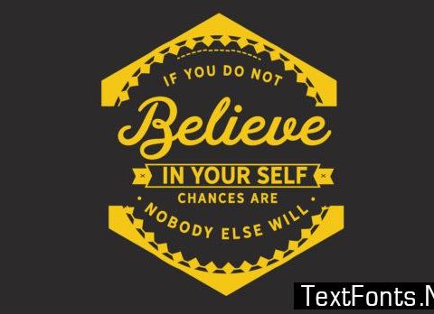 Chances Are Nobody else Will - Typography Graphic Templates