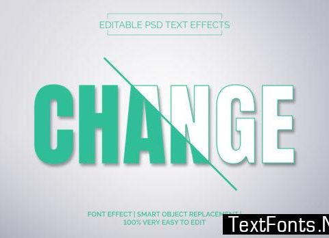 CHANGE TEXT EFFECTS STYLE