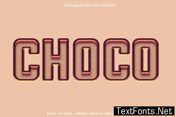 Choco Text Effect in Photoshop