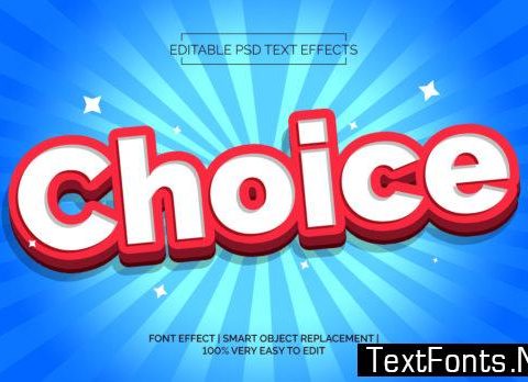 CHOICE TEXT EFFECTS STYLE