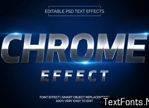 Chrome Text Effects Style