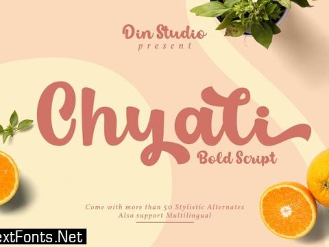 Chyali - Bold Script Font