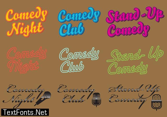 Comedy Logo Vectors