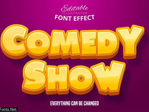 Comedy Show Text Effect