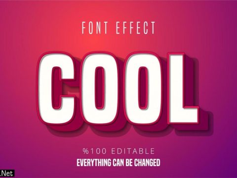 Cool raised text effect