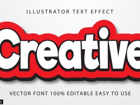 Creative White Text Effect 1212651