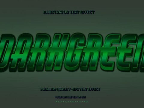 DarkGreen Text Effect