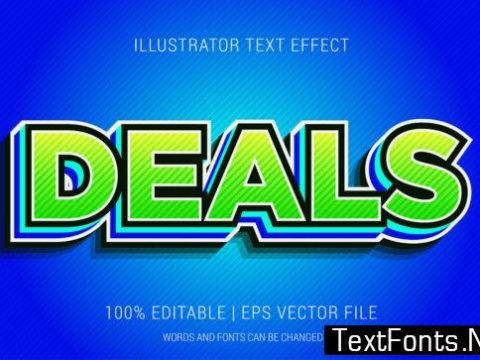 Deals Text Effect Style