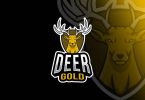 Deer Gold Esport Logo Template