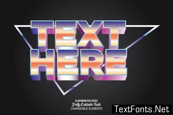 Detailed Text Effect Modern 3d Design