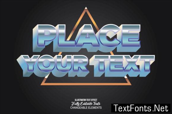 Detailed Text Effect Modern 3d Design