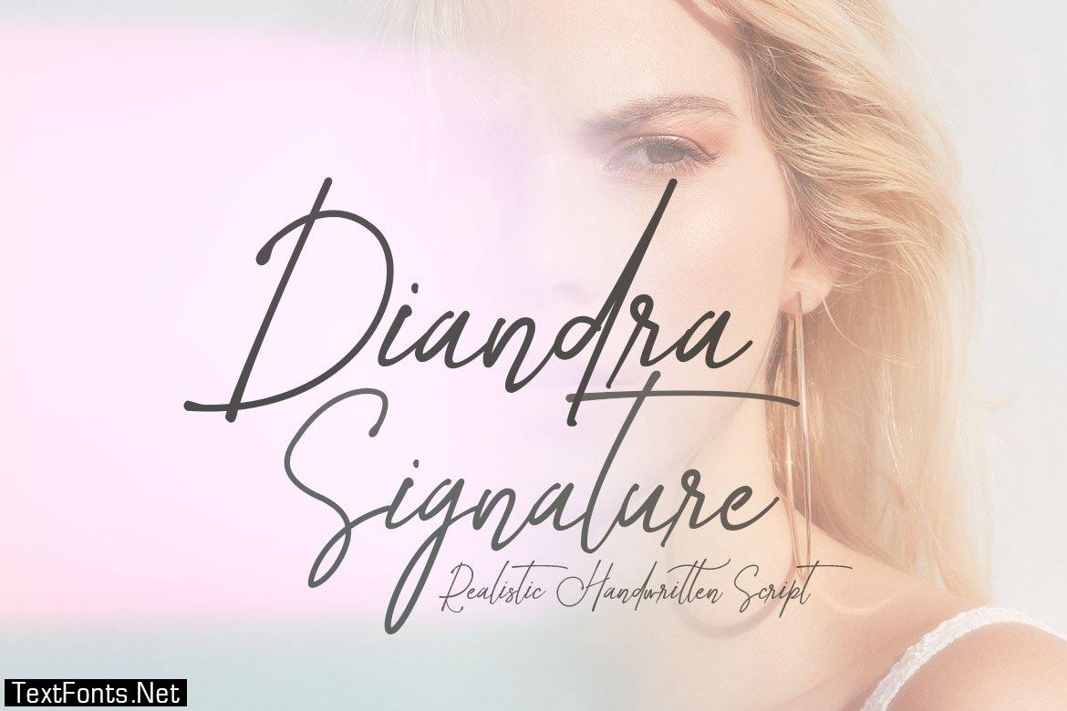 Diandra Signature Font 2296431