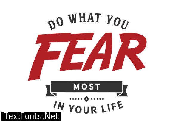 Do What You Fear - Typography Graphic Templates 4805735