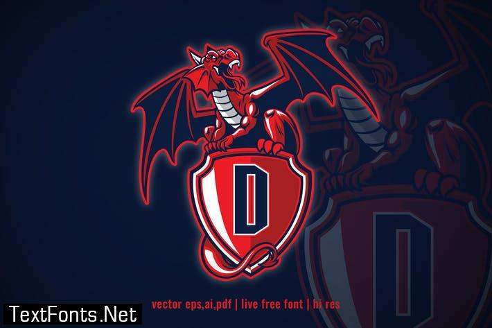 dragon sport and esport logo