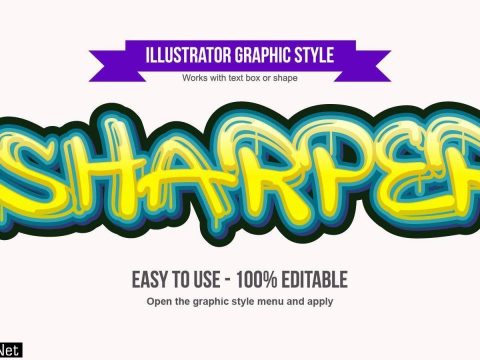 Dripping Graffiti Text Effect