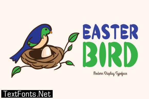 Easter Bird Font