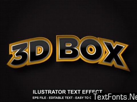 Editable Text Effect Game Style