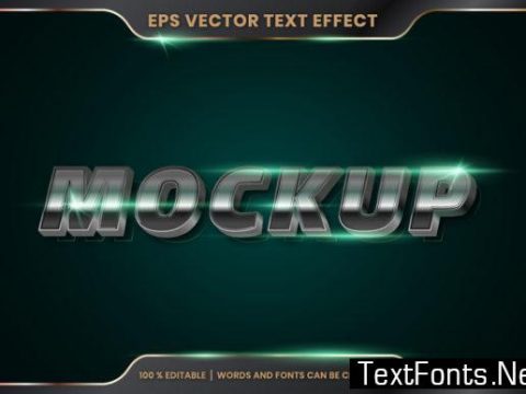 Editable Text Effect - Mockup Text Style