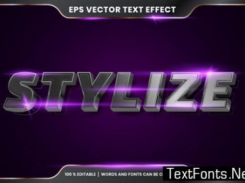 Editable Text Effect - Stylize Text