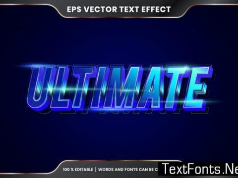 Editable Text Effect - Ultimate Text