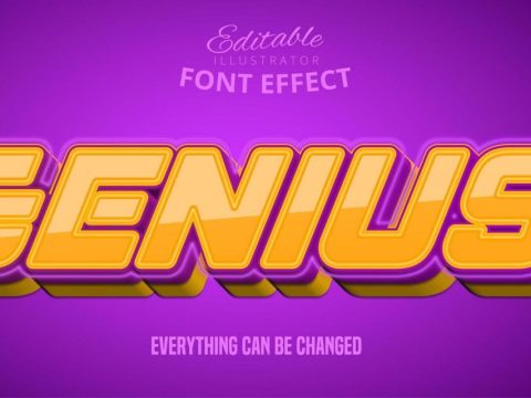 Genius 3D Text Effect