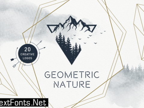 Geometric Nature. 20 Greative Logos