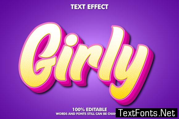 Girly Text Effect