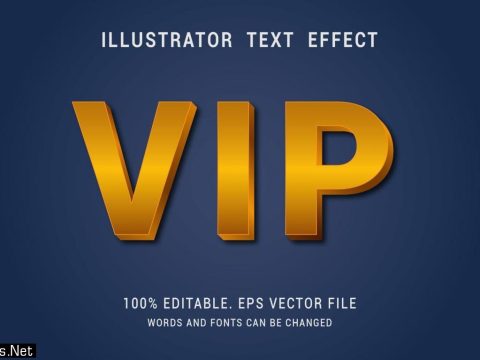 Golden Vip Editable Text Effect