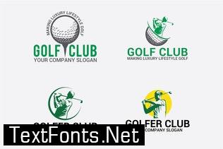 Golf Badges-Stickers & Logos