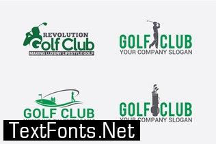 Golf Badges-Stickers & Logos