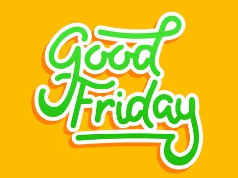 Good Friday Typography Background