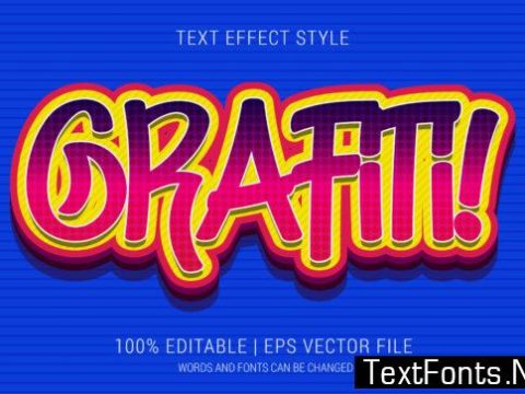 Grafiti Text Effect Style