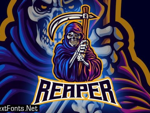 Grim Reaper Esport Mascot Logo