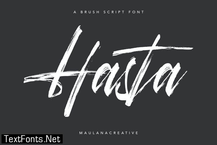 Hasta Brush Script Font